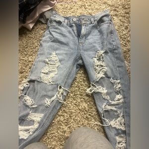 american eagle mom jeans